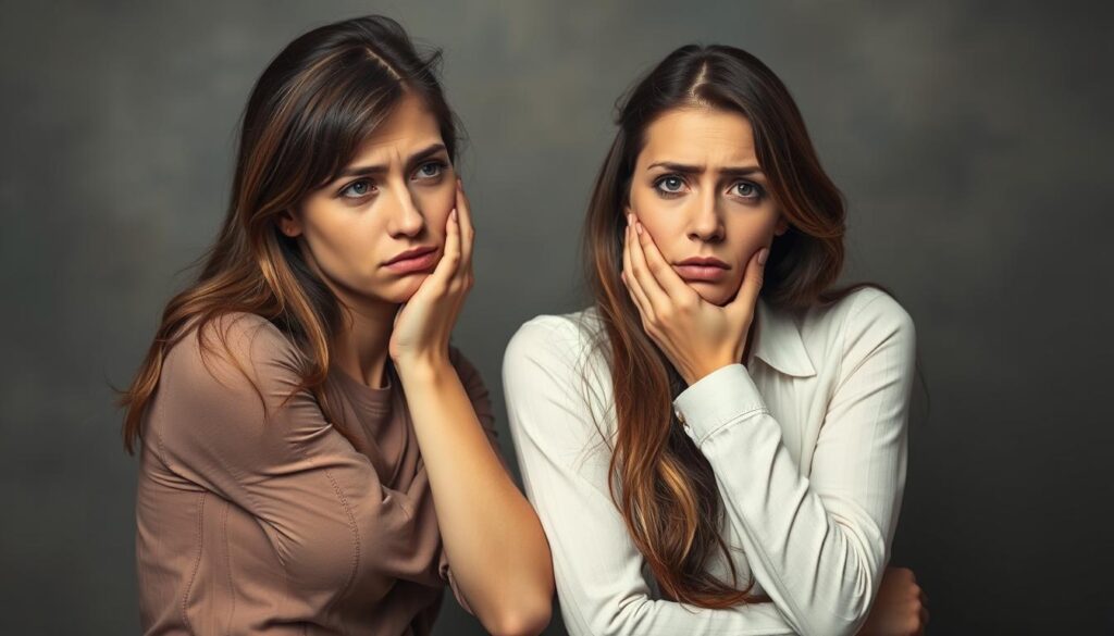 women unhappy