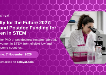 Faculty for the Future 2027: PhD and postdoc funding for women in STEM, Bahiyat