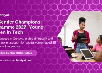 ITU Gender Champions Programme 2027 for young women in tech, apply by 15 November 2026, Bahiyat